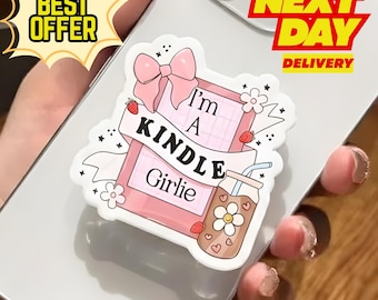 I'm A Kindle Girlie MagSafe Phone Grip: GripTok magnetico kawaii per lettore Kindle, divertente supporto per telefono per amanti dei libri, accessorio per amanti della lettura