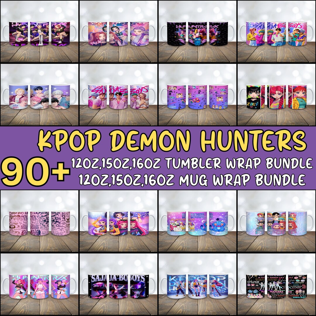 Tasse K-POP Demon Hunters (HUNTRIX) – Mug Céramique Noire 315 Ml Officiel Pyramid International