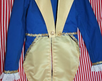 Beast Costume Adult Tailcoat Jacket - Adult Sizes X-Small to Large  - Birthday, Halloween, Beauty and the Beast Inspired, Prince Costume