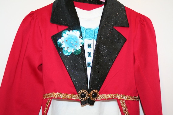 Black top ringmaster jacket
