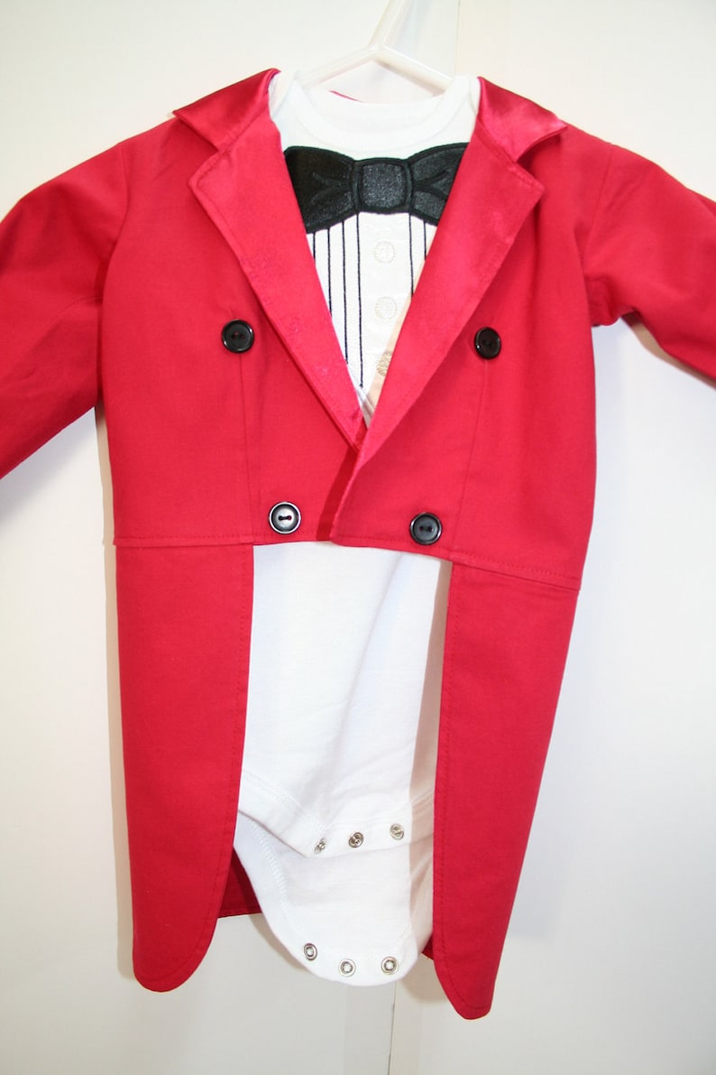 Circus Ringmaster Tuxedo Jacket With Tails Fully Lined in - Etsy
