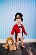 Ringmaster Costume - 2 Piece - Fully Lined Tuxedo Jacket WITH Tails and Tuxedo Onesie OR T-Shirt - Infant, Toddler, Birthday, Carnival 