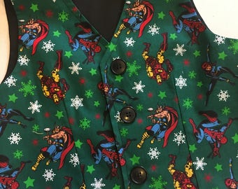Marvel Super Hero Christmas Vest  6 Months to 9/10