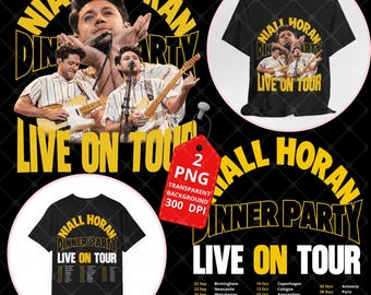 Niall Horan Dinner Party Tour PNG File, Concert Outfit Design (Digital Download)