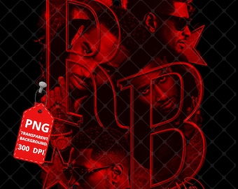 Raymond and Brown R&B Tour 2026: Chris Brown x Usher PNG File (Digital Download)