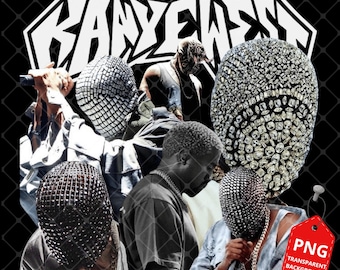 Diseño PNG del rapero Kanye West (Descarga digital)