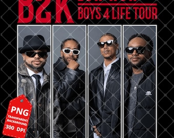 B2K Bow Wow Boys4Life Tour PNG File : B2K Concert 2026 Tshirt Design ( Digital Download)