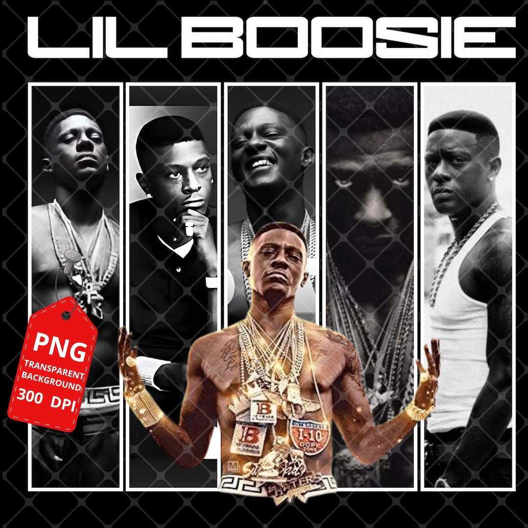 Lil Boosie PNG - BADAZZ Graphic Design (digital Download) - Etsy