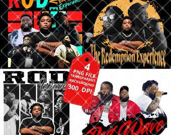 Rod Wave PNG: Don't Look Down Tour 2026  (Digital Download)