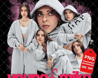 Joven Miko Png: diseño imprimible, listo para imprimir (descarga digital)