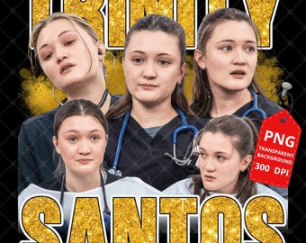 Trinity Santos PNG: Listo para imprimir (Descarga digital)