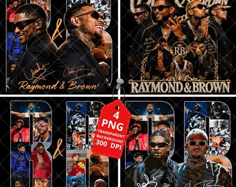 Raymond and Brown R&B Tour 2026: Chris Brown x Usher PNG File (Digital Download)
