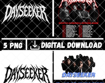 Dayseeker PNG: The Pale Moonlight Tour Design (Digital Download)