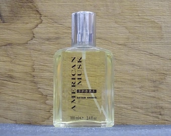 Loción para después del afeitado American Musk Sport 100ml Spray Apres Rasage - Vintage Muy Rara