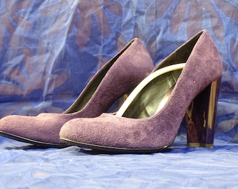 Women's Elegant Evening Pumps, High Heel, Luxury Genuine Leather Shoes - Unique Handmade Model Made in Italy