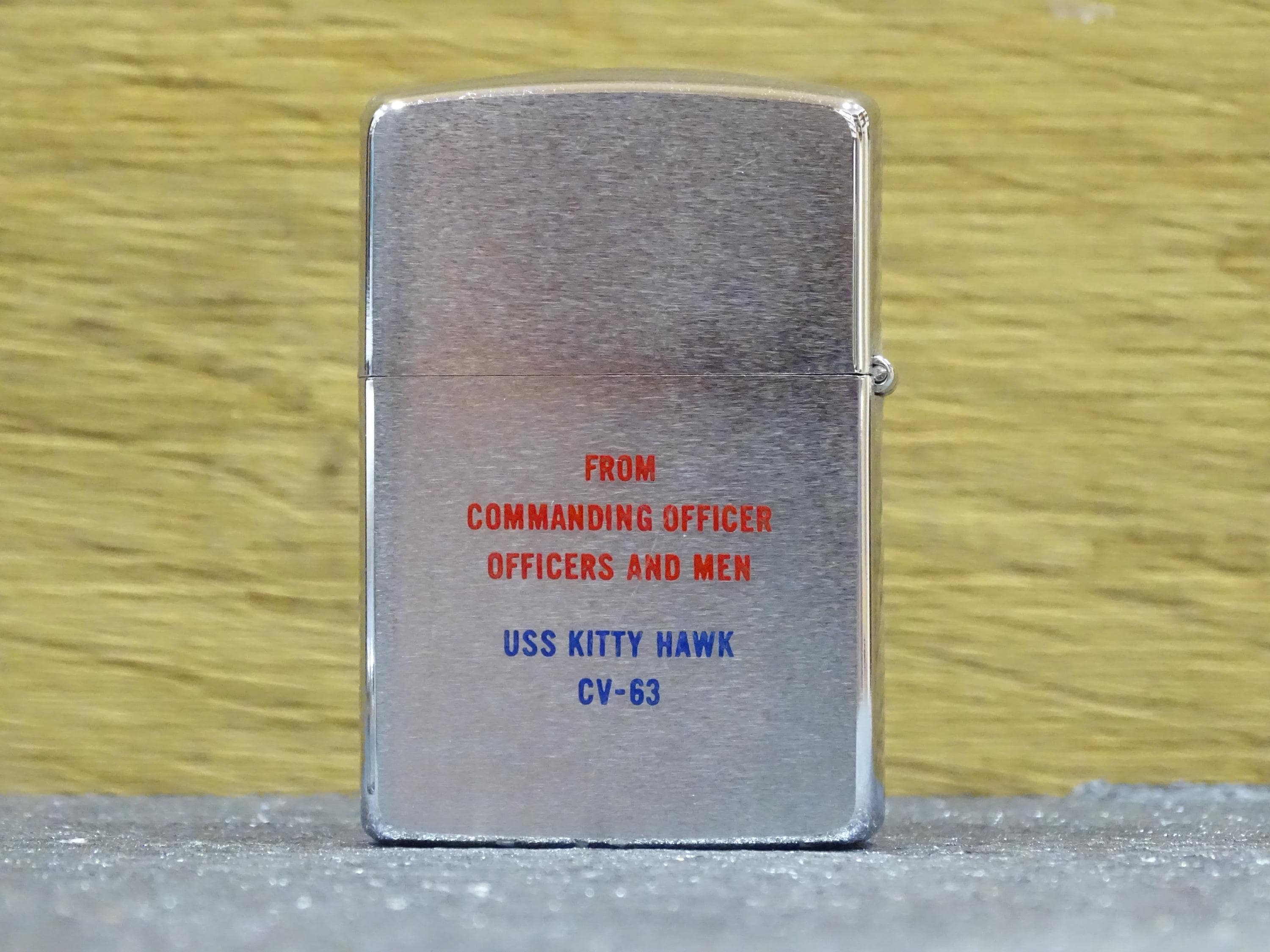 Zippo Lighter Original - United States Navy USS Kitty Hawk CV63 - Etsy