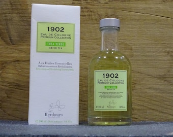 1902 Green Tea Berdoues Eau de Cologne Premium Collection 200ml Splash Vintage sehr selten