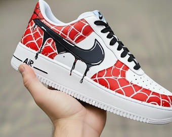 スパイダーマン カスタム エア フォース 1 | 手描きスニーカー l バレンタインギフト