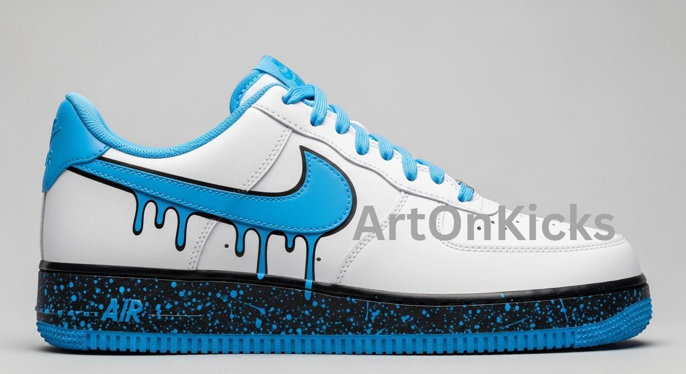 Nike air force 1 paint splatter - Etsy 日本