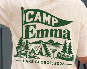 Lake Camp Bach Shirt Comfort Colors® | Camping Bachelorette Tee | Bridal Party Gift