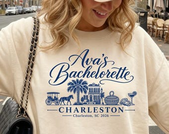 Southern Bach Crewneck | Charleston Bachelorette Sweatshirt | Bridal Party Gift