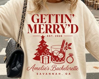 Christmas Bach Crewneck | Gettin' Merry'd Sweatshirt | Bridal Party Gift