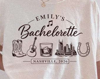 Custom Bachelorette Shirt Comfort Colors® | Nashville Bach Tee | Bridesmaid Gift