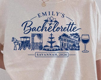 Southern Bach Shirt Comfort Colors® | Savannah Garden Bachelorette Tee | Bridal Party Gift