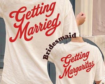 Bride & Bridesmaid Matching Bachelorette Tees | Bridal Party Gift