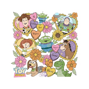 Hasta el infinito y más allá Toy Story PNG, Buzz Woody Jessie Rex Slinky PNG, Viaje a Disney 2026 PNG, Camiseta a juego para la familia Disney