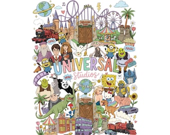 PNG de Disney retro para Universal Studios, PNG de camiseta para viaje a Universal Studios 2026, PNG de Disneyworld, PNG de camiseta familiar de Disney, Camiseta para viaje familiar 2026
