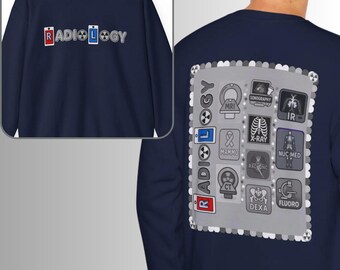 Radiology Shades of Gray Sweatshirt | Radiologic Technologist Sweater