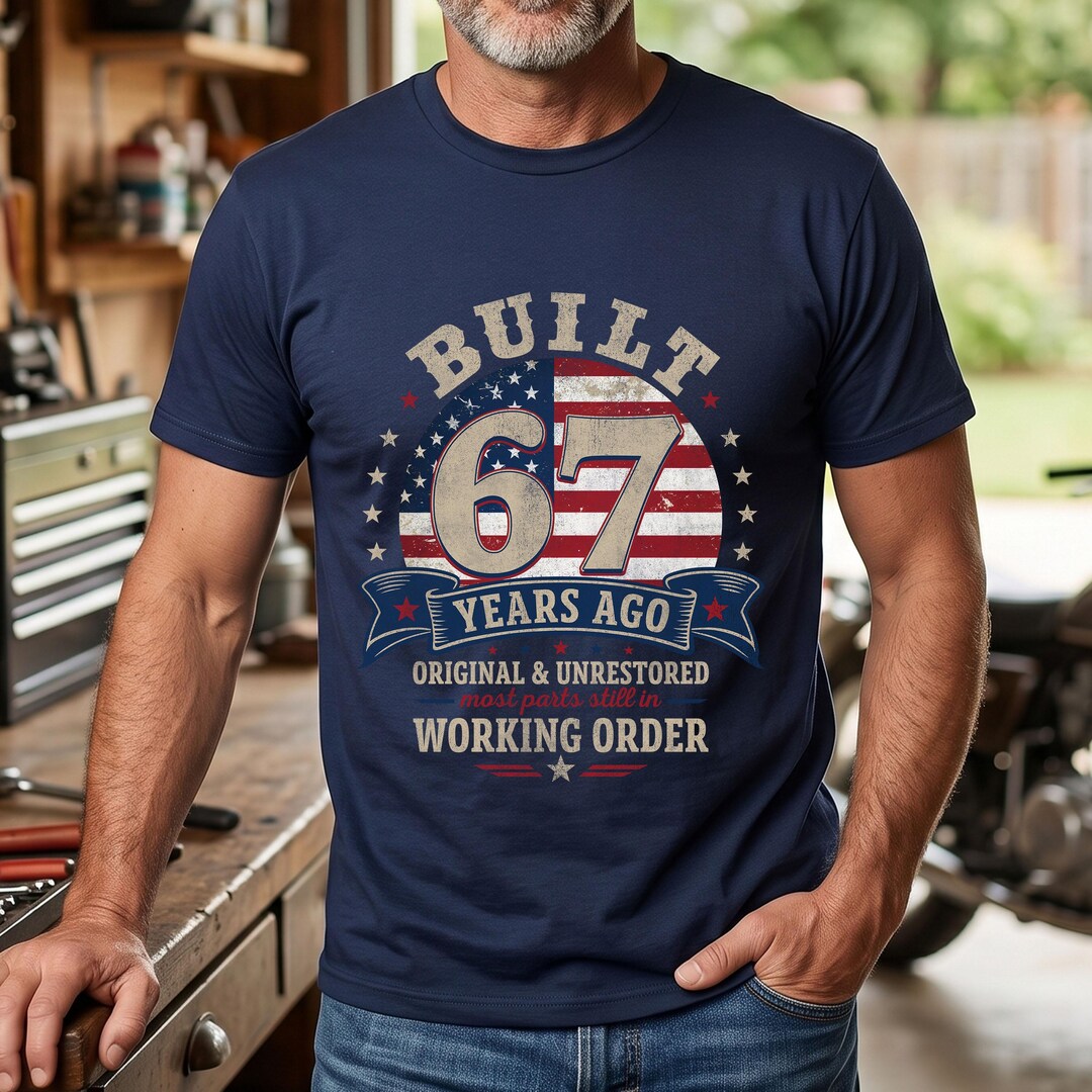 Built 67 Years Ago Shirt, Vintage 1959 Shirt, 67th Birthday Gift ...