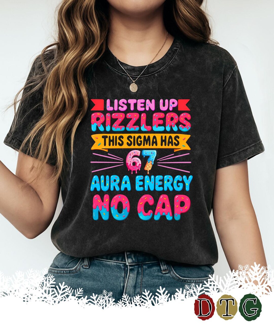Listen up Rizzlers This Sigma Funny Meme Quote Unisex Mineral Wash T ...