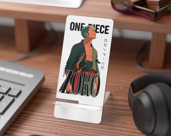 Phone Stand,one piece zoro mobile display stand - Anime Fan Gift, Desk Organizer, Smartphone Holder, Docking Station, iPhone Mount