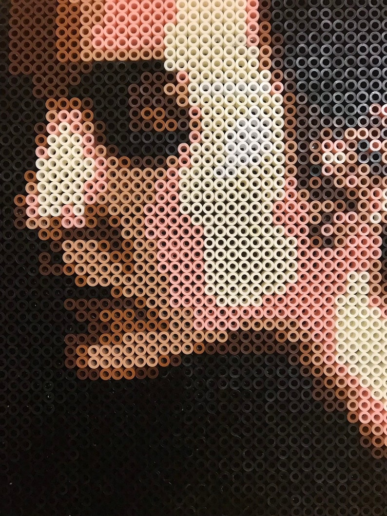 Killing Eve portrait made from thousands of beads Etsy