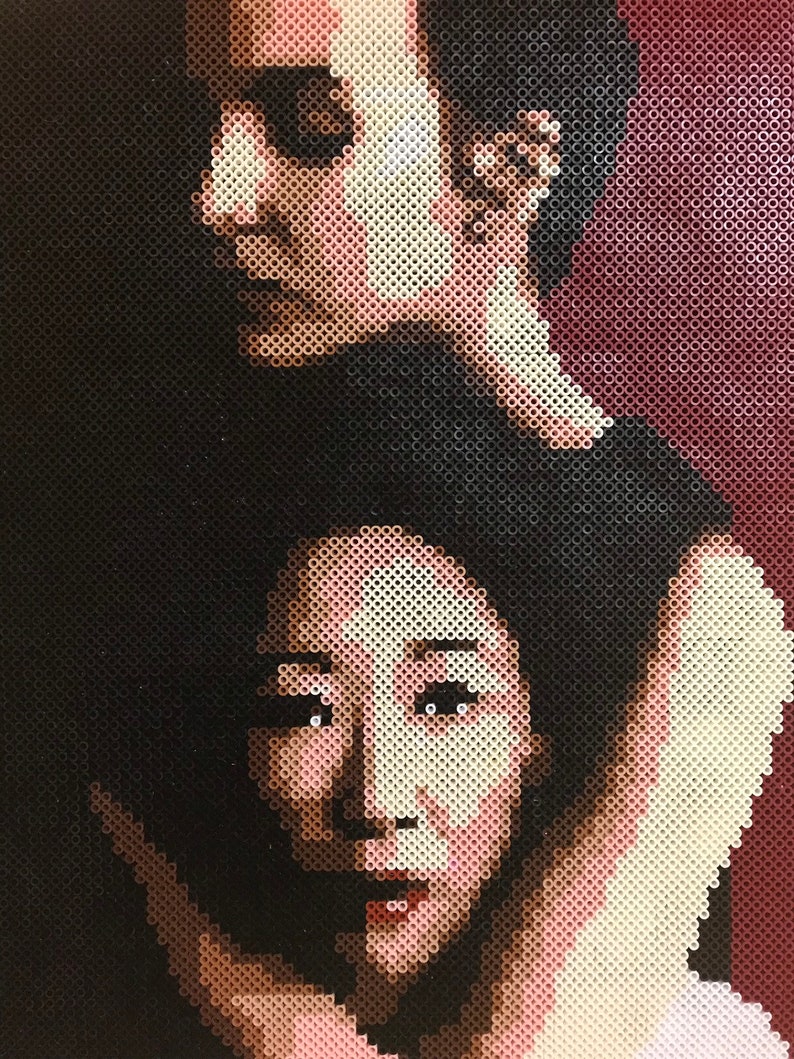 Killing Eve portrait made from thousands of beads Etsy