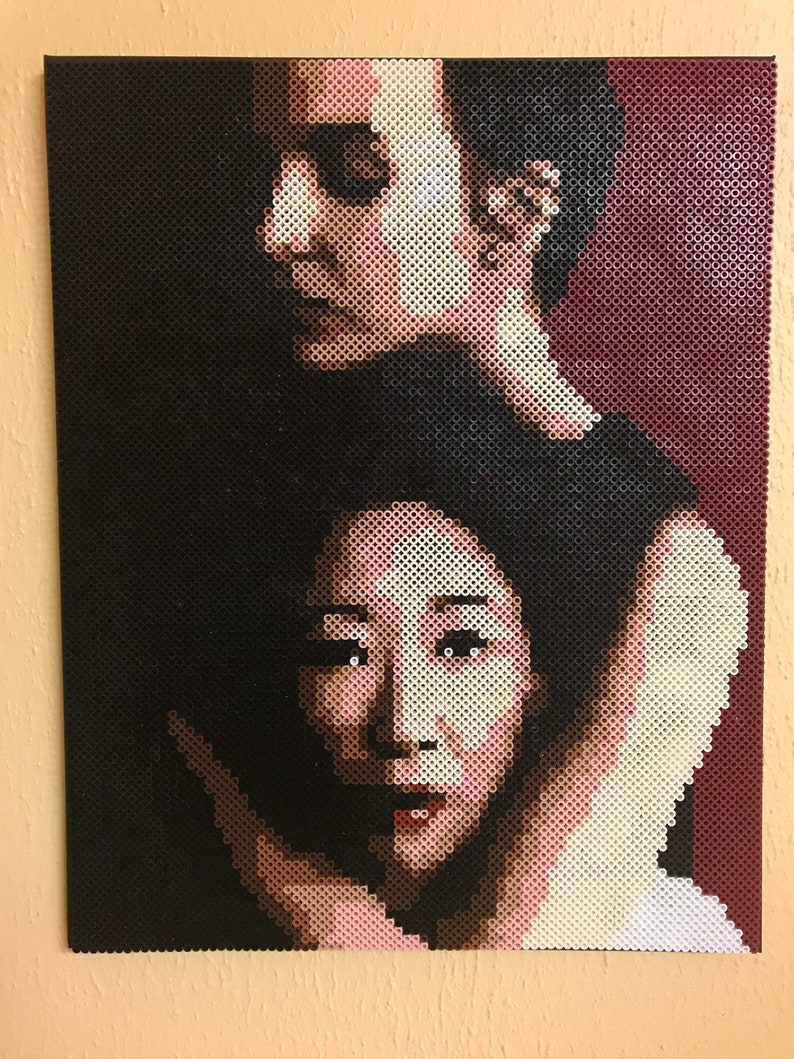 Killing Eve portrait made from thousands of beads Etsy