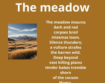 Nature Poem Art Print, Literary Wall Decor (Digital Download)