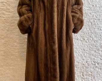 Mink Fur Coat - Demi Buff - Mink Coat - Size M - L - Fur Coat - Vintage - Demi Buff Mink - Vintage Fur