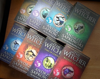 THE WITCHER Netflix advert cover stickers Waterproof Glossy Smudgeproof (not books) Set of 8