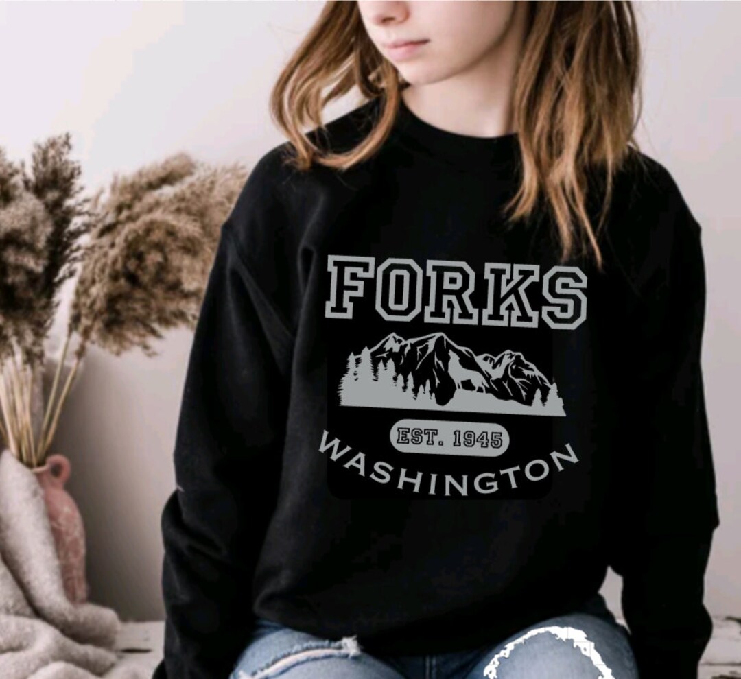 New Twilight Forks Movie Style Sweatshirt Etsy