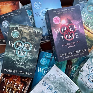 Couverture vidéo Wheel of Time Prime Stickers vinyles Imperméables Mats Résistant aux taches. Ensemble complet de 15 variantes de Robert Jordan 3