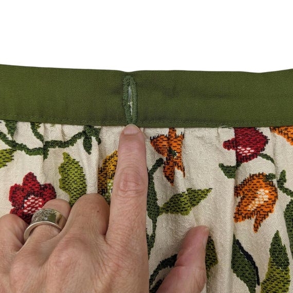 Beautiful Heavy Textured Cotton MAXI WRAP SKIRT V… - image 9