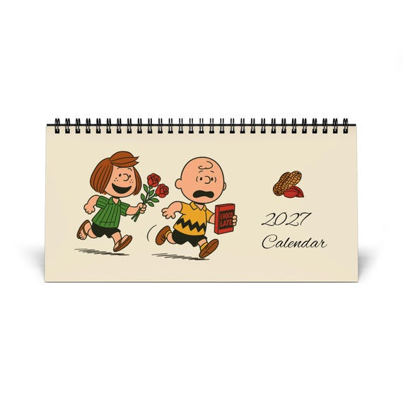 Chuck and Friends 2027 Desktop Calendar
