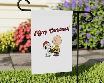 Charlie Brown Christmas garden flag | Garden Banner