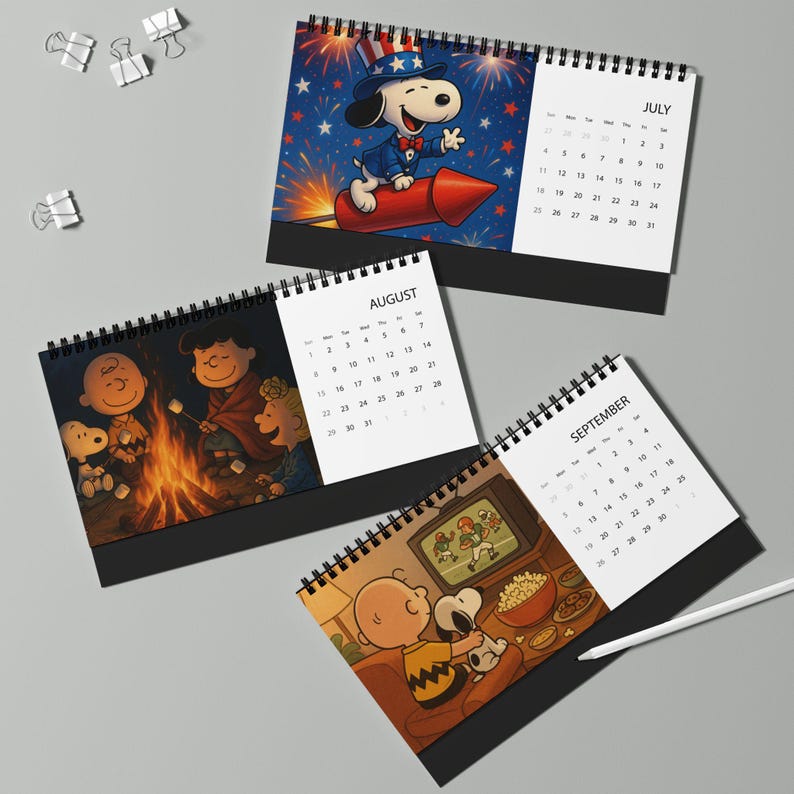 Chuck and Friends 2027 Desktop Calendar image 5