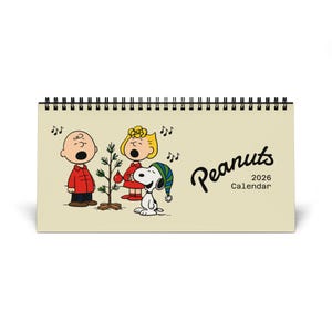 Peanuts Charlie Brown Desktop Calendar 2026, Desktop Calendar