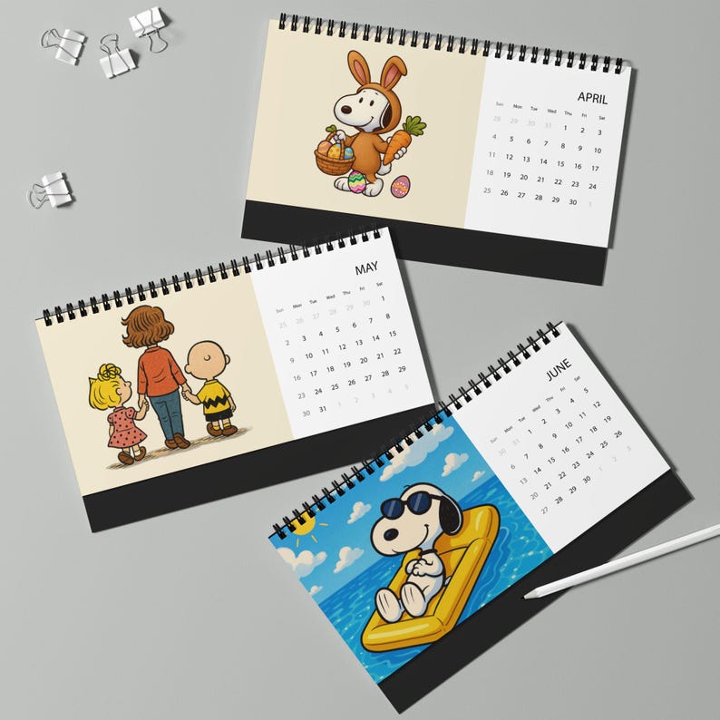 Chuck and Friends 2027 Desktop Calendar image 4