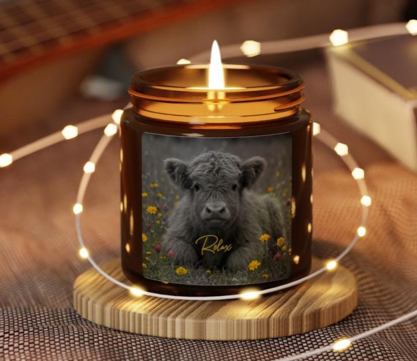 Vela de soja Relax Highland Calf